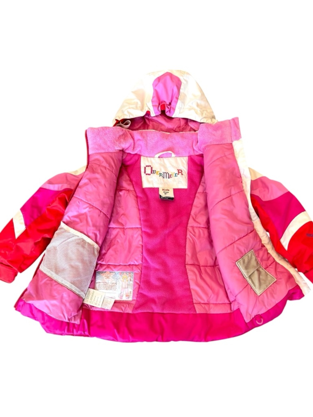 Obermeyer Lissa Jacket Girls Waterproof Insulated Ski Snow Coat I-Grow Size 5-7 - Picture 5 of 15